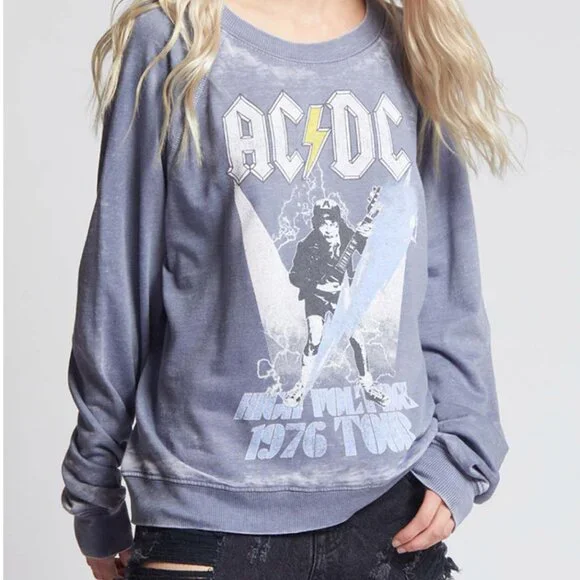 recycled karma AC/DC High Voltage Tour Sweatshirt - Picture 1 of 1